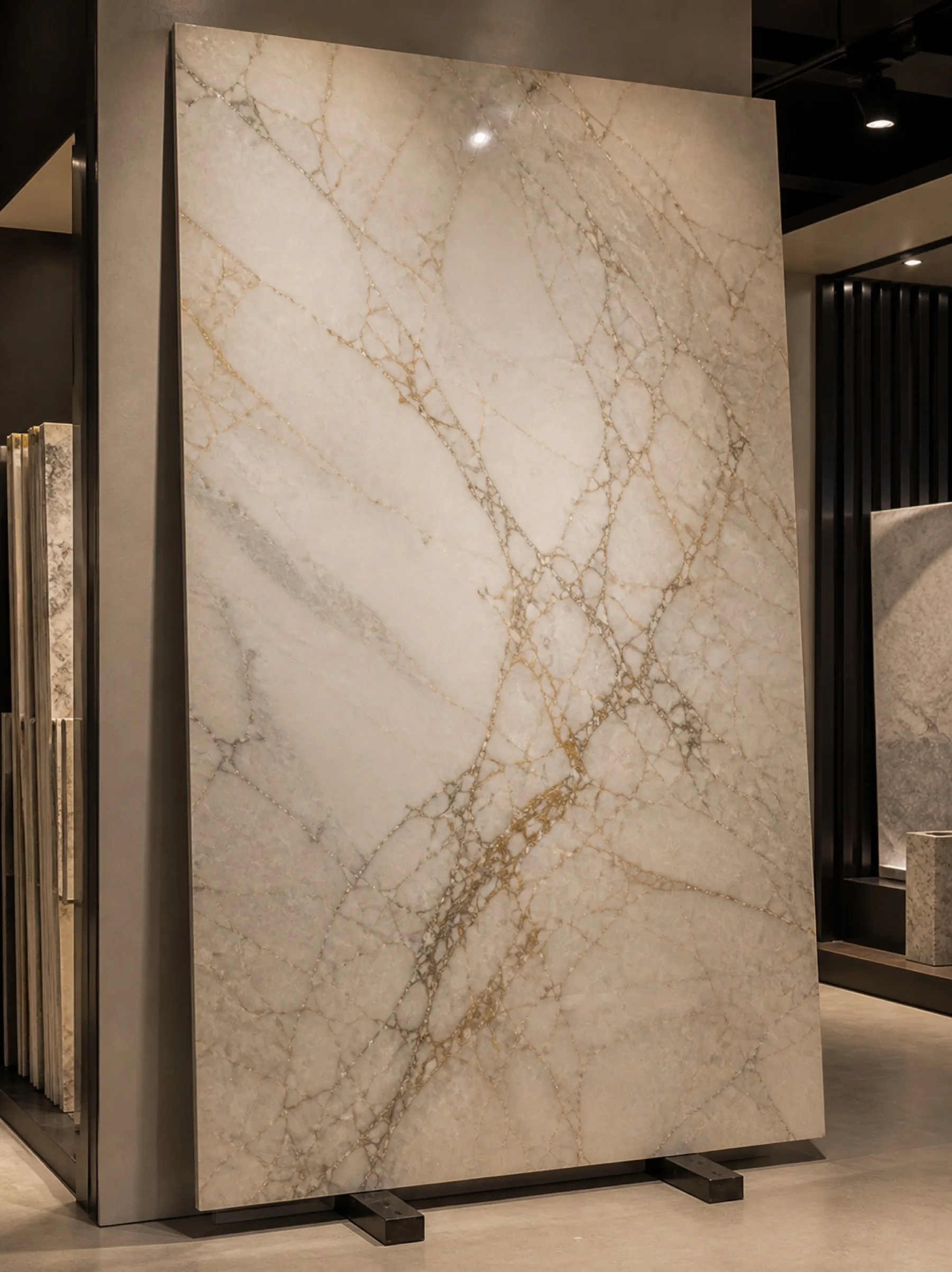 Waterfall countertop design